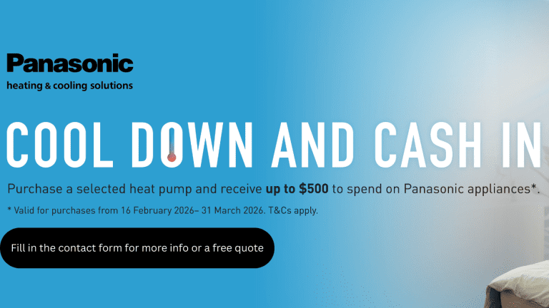 Panasonic Heat pump promotion